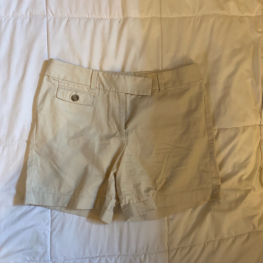 Ann Taylor cream shorts